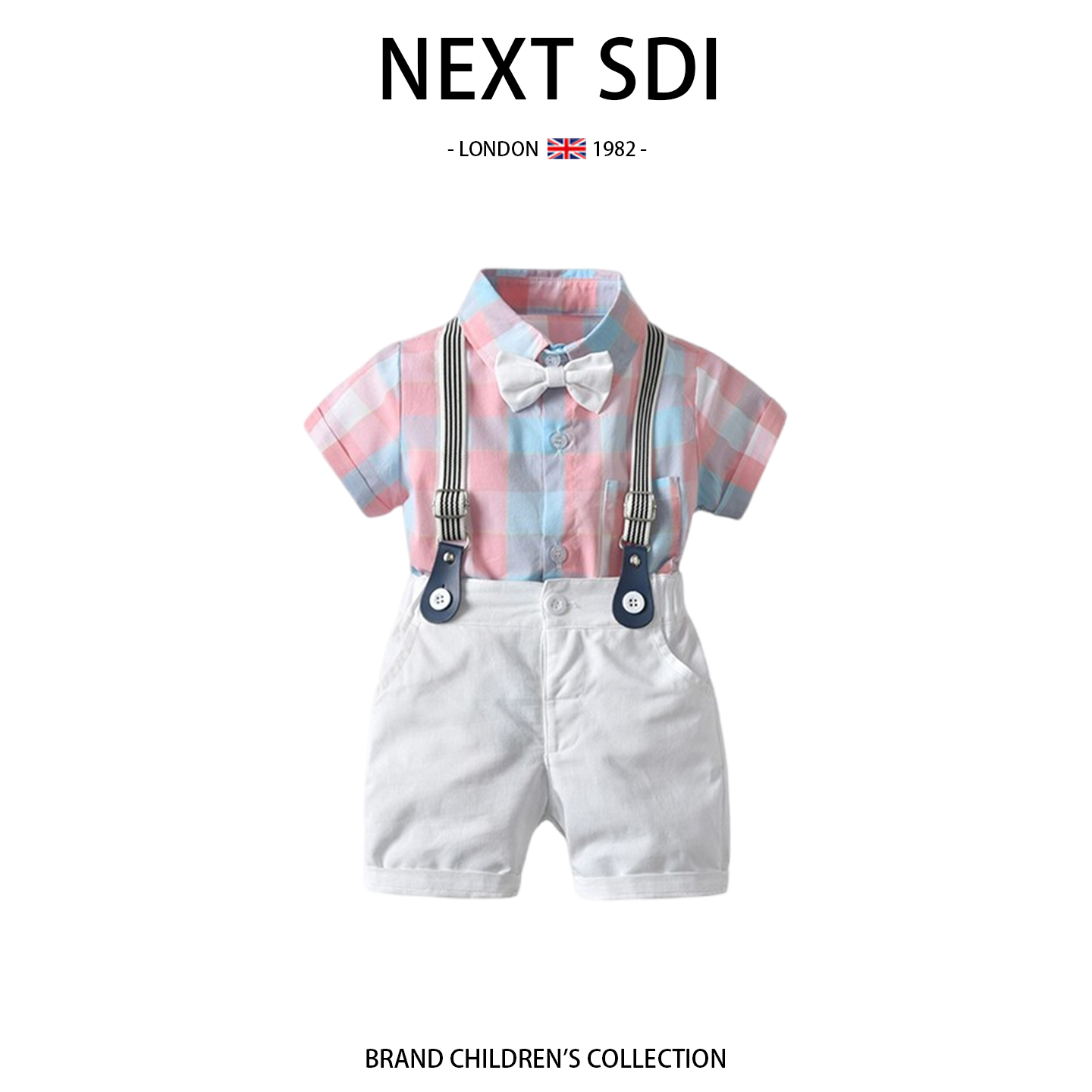 英国NEXT SDI儿童西装套装周岁礼服夏季男宝宝帅气英伦风花童婚礼