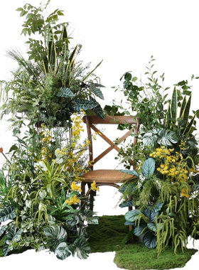 野花仿真绿植造景拍照花艺摆件