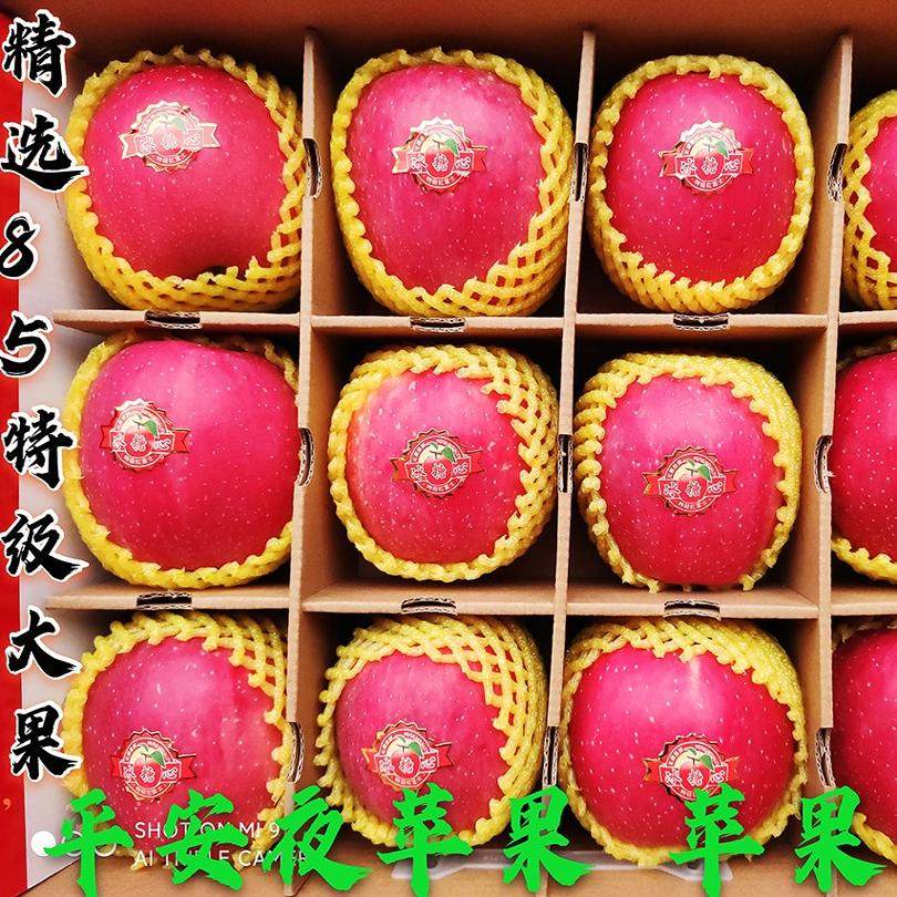 甘肃静宁苹果红富士脆甜冰糖心当季新鲜水果整箱十斤包邮礼品包装,水产肉类/新鲜蔬果/熟食,苹果,淘宝优惠券,粉丝福利购,淘宝优惠卷