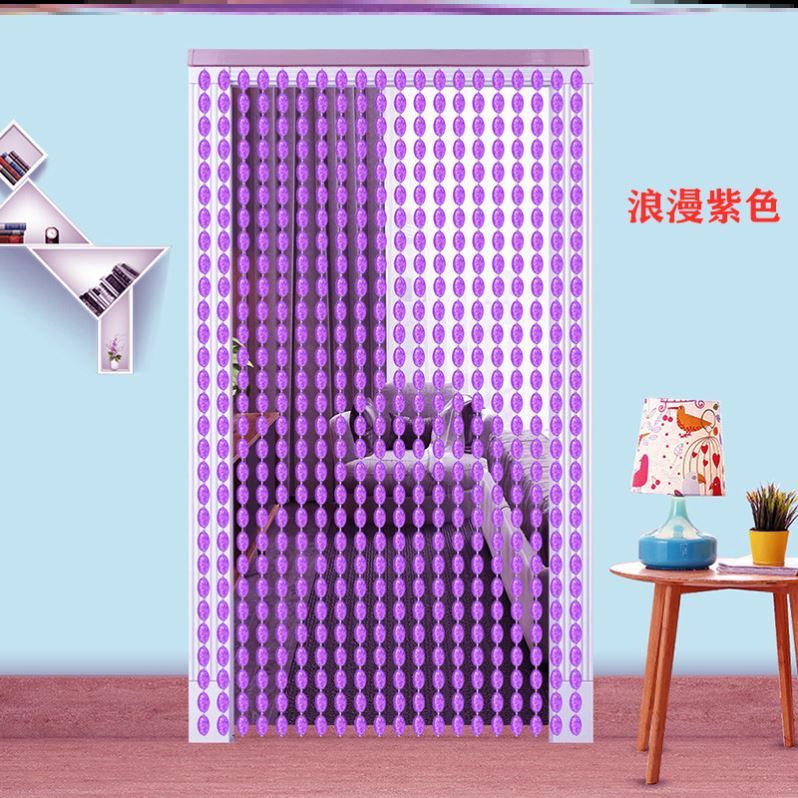 高端门帘防蚊室外珠子q门帘子夏季用蚊外用加密简帘珠约家防免奢