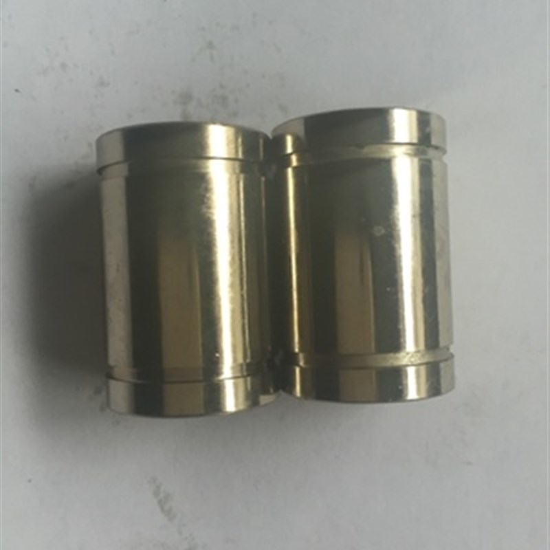 直线运动轴承圆法兰电镀防锈LMF10 12 13 16 20 25 30 35 40L加长