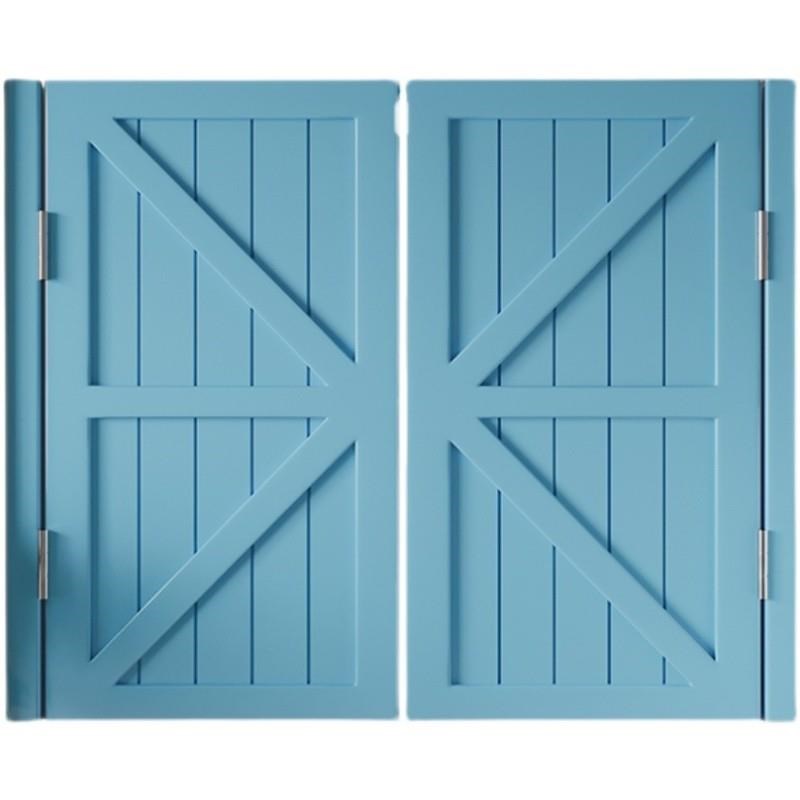 实木半腰室内门隔断栅栏门洗手间自由门走廊矮门过道门双开门小门