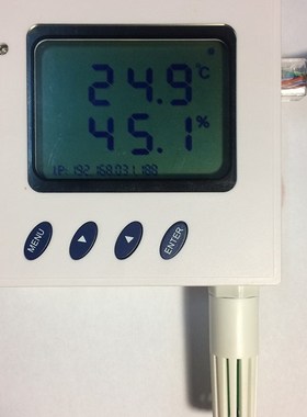 以太网型IP网络温湿度变送器传感器  POE供电 TCP/UDP/SNMP协议