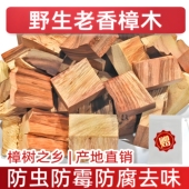 野生香樟木块条衣柜防霉防蛀防虫防霉家用厨房防蟑螂除臭异味留香