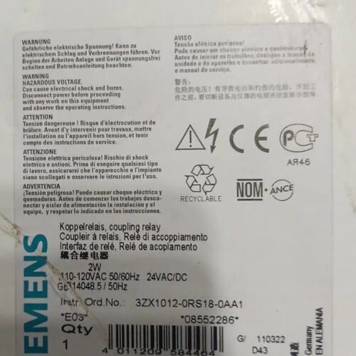 议价耦合继电器3RS1800-1BQ003RS1800-1BW003RS1800-1BP00