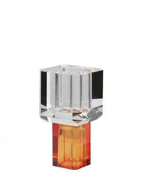 玻璃插干花瓶别墅花器样板间客厅茶几餐厅吧台桌面琉璃客厅装饰