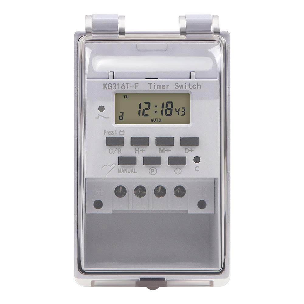 KG316T-F计时器时控开关220V门头路灯微电脑电源定时时间控制器,五金/工具,热像仪,淘宝优惠券,粉丝福利购,淘宝优惠卷