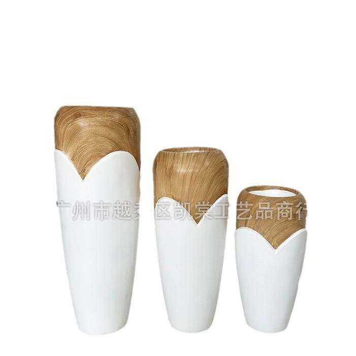 创意落地氧化镁花瓶摆件居家装饰插花艺公司展厅售楼部绿植景观