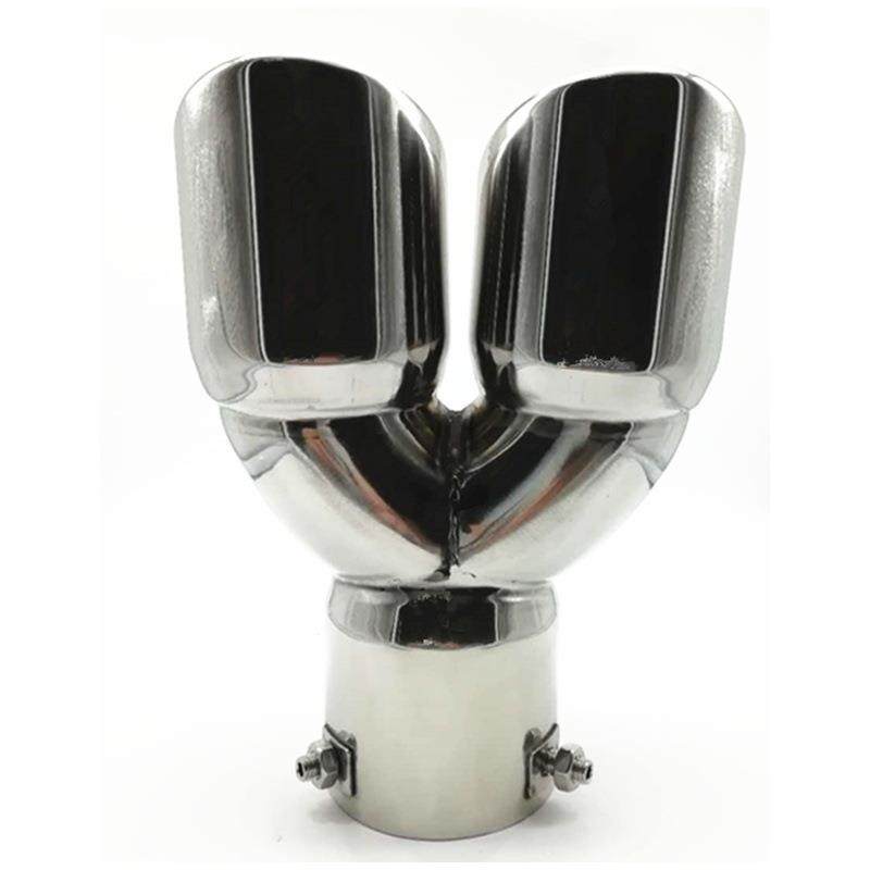 汽车排气管不锈钢尾喉车用尾管改装装饰63口径通用75口径