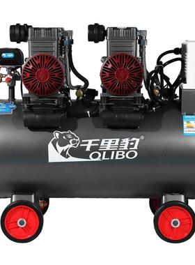 DX25-022500W×2-100L高压打气泵小型无油静音空压机220v木