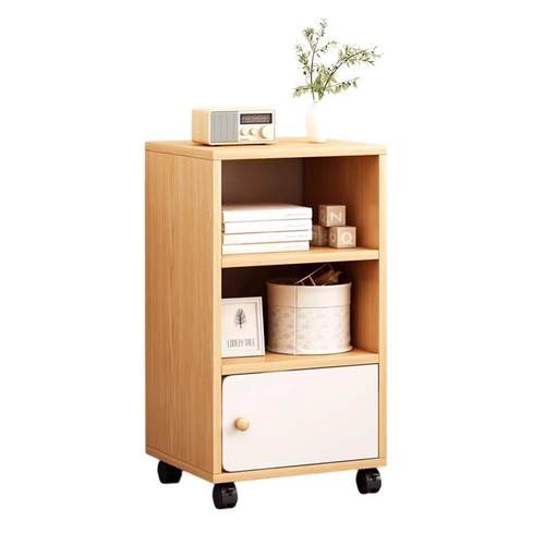 办公室文件柜桌下收纳柜办公柜置物边柜抽屉柜木质带锁矮柜储物柜