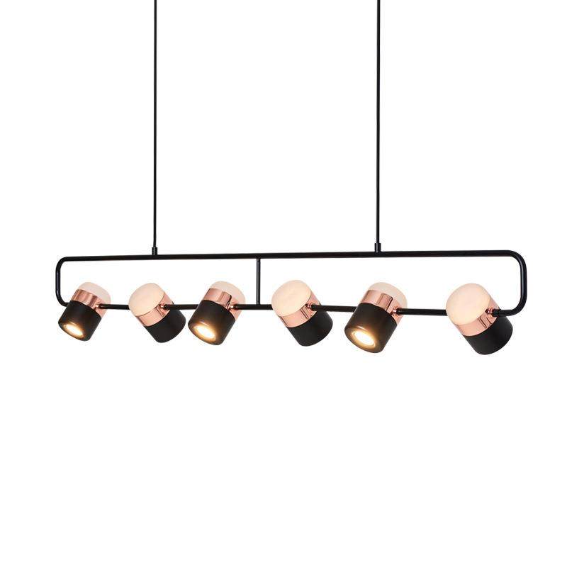 北欧现代简约设计师长条形餐厅吧台办公桌前台工作室工程旋转吊灯,家装灯饰光源,智能吊灯,淘宝优惠券,粉丝福利购,淘宝优惠卷