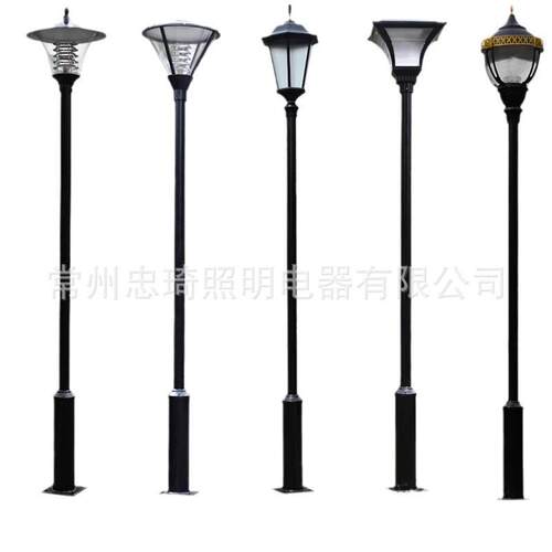 新款太阳能户外庭院灯新型家用路灯户外杆led灯3米小区景观灯