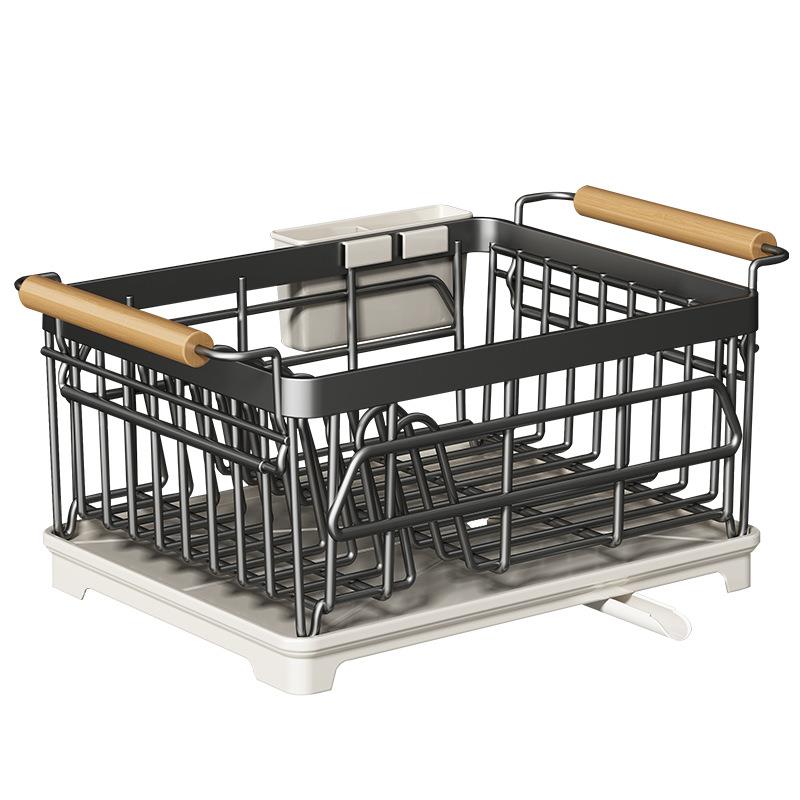 碗碟收纳架放碗架ltao8SHH304不锈厨房置物架沥水篮筷碗钢碗盘沥
