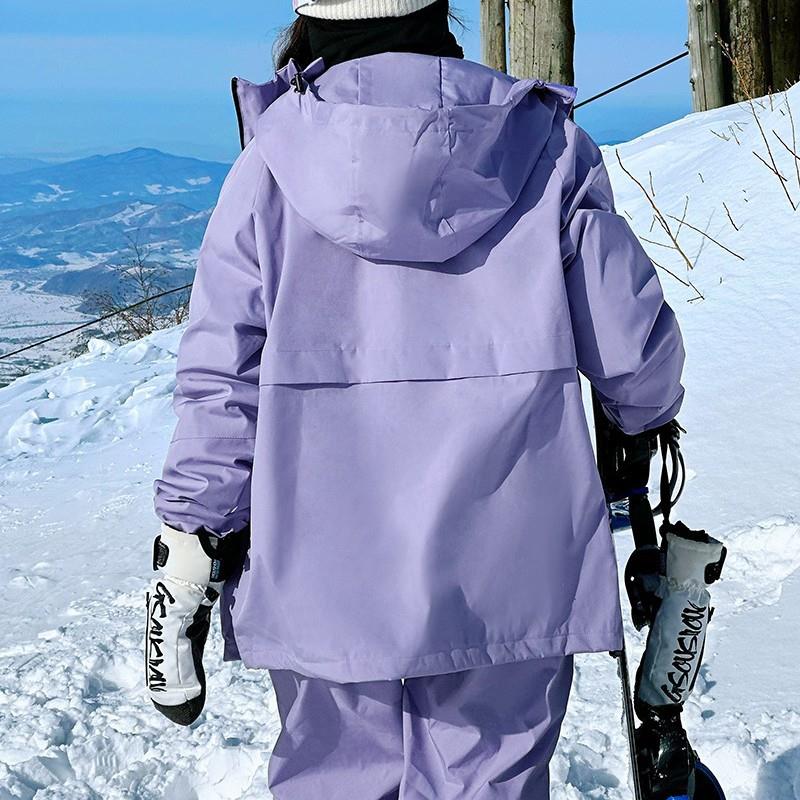 黑武士滑雪服套装单双板男女潮流大码男女防水防寒户外运动滑雪衣