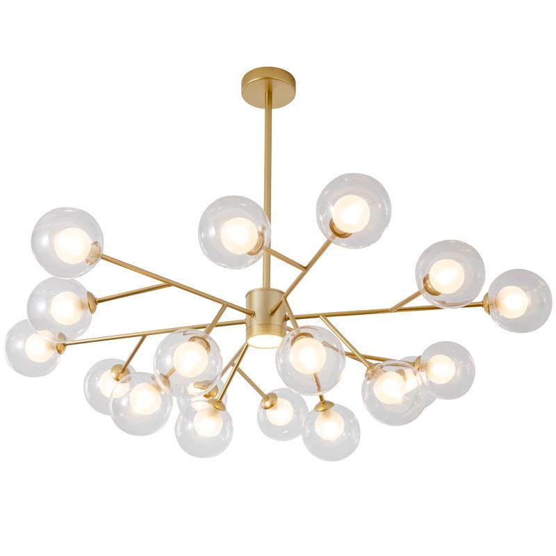 北欧风格灯具现代简约大气客厅灯卧室灯创意个性网红分子魔豆吊灯