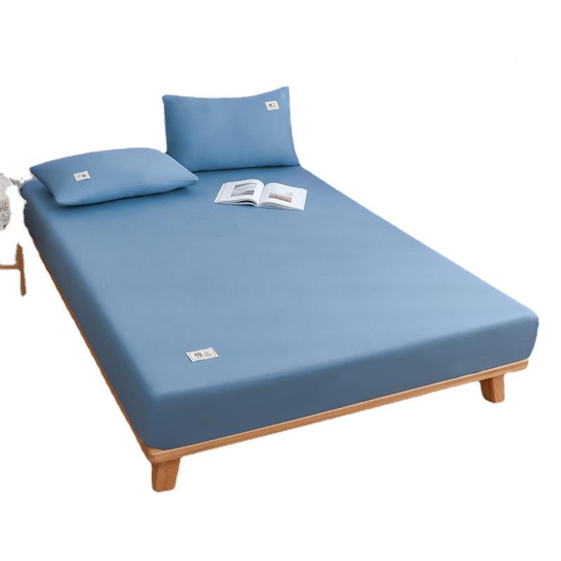 喷13372气纯棉床笠席梦思护套尘床垫套床保单床罩防防QEY滑床罩