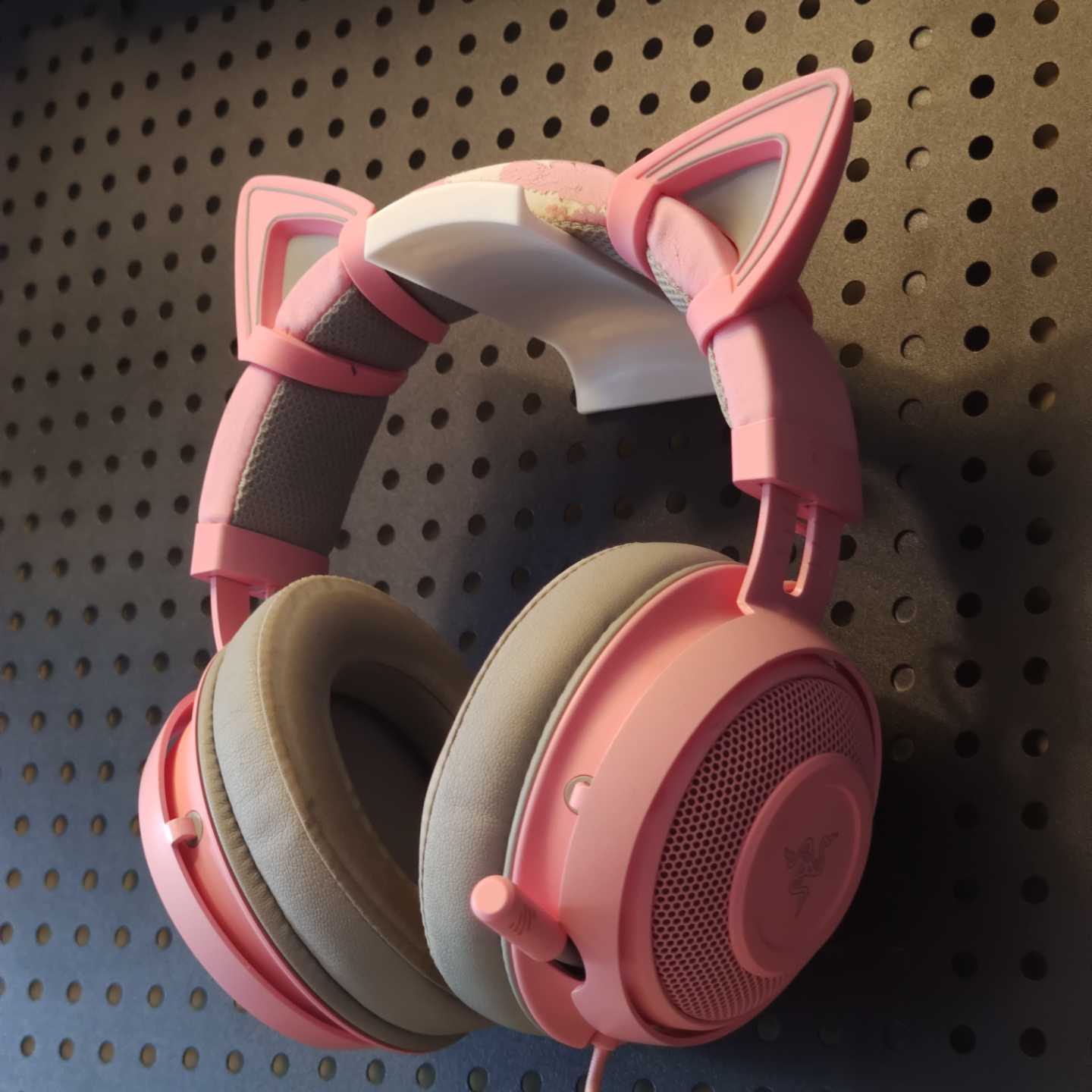 适用五金少女金属圆孔洞洞板配件 圆孔洞洞板 通用鼠标支架