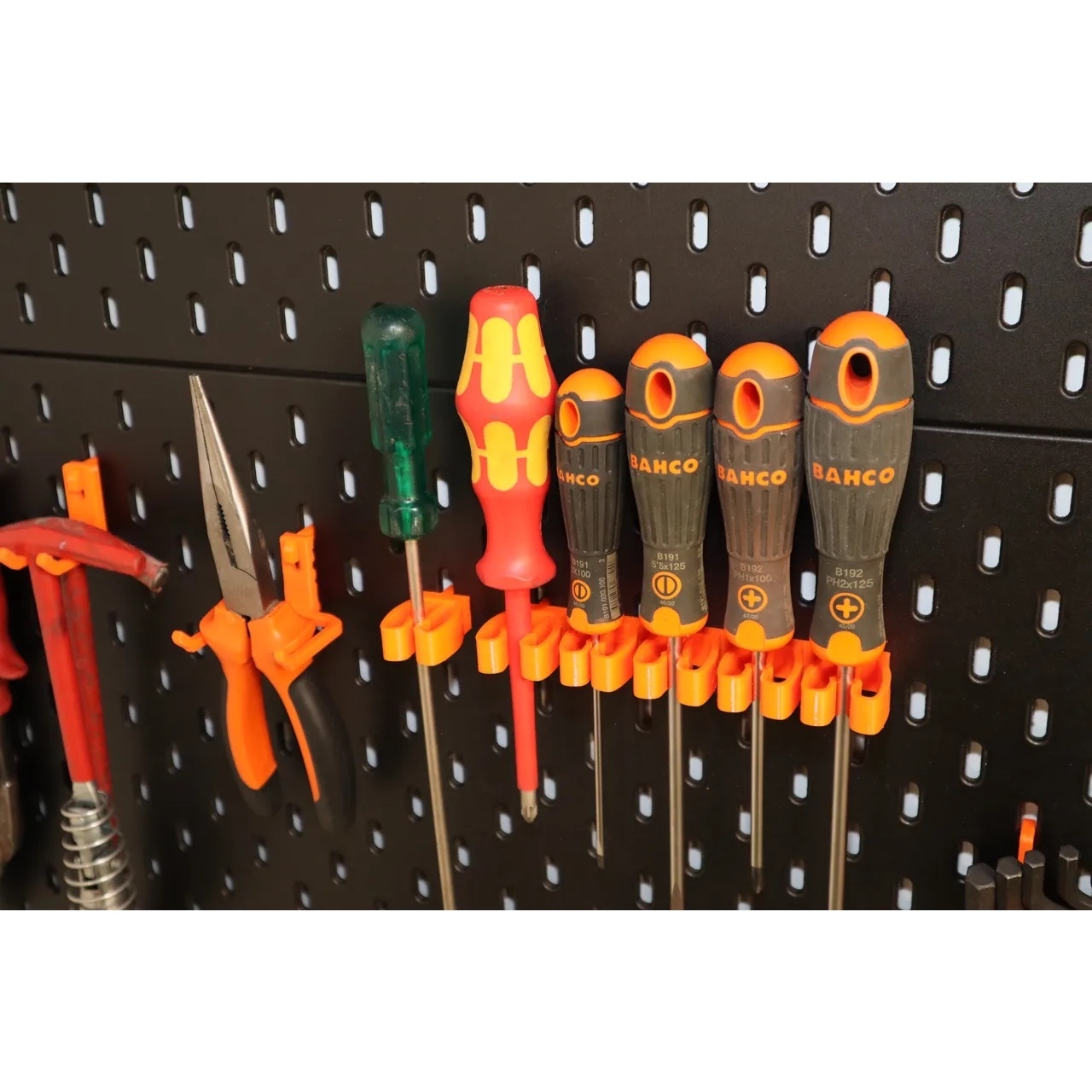 适用宜家SKADIS 斯考迪斯宜家洞洞板配件 螺丝刀支架