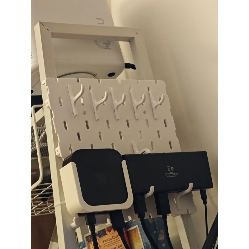 适用宜家SKADIS斯考迪斯 宜家洞洞板配件 apple tv 7 支架