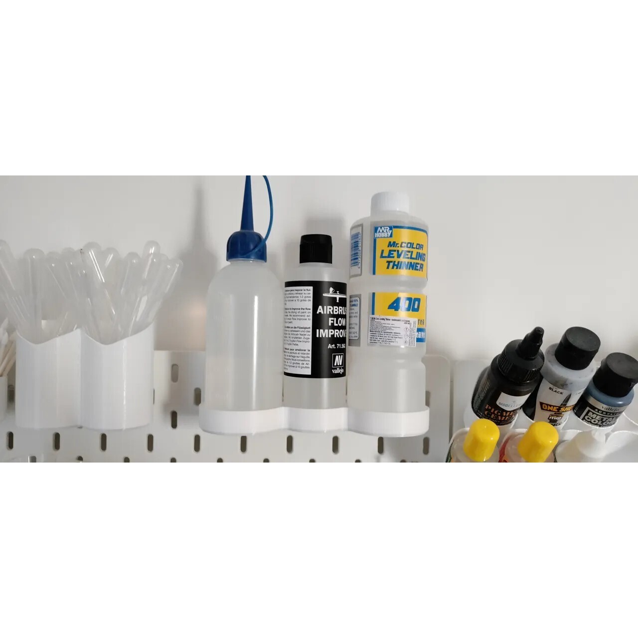 适用SKADIS 斯考迪斯 宜家洞洞板配件 大瓶支架直径62mmx2 51mmx1