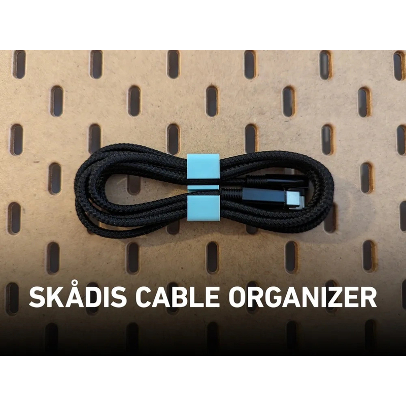 适用宜家SKADIS 宜家洞洞板配件 数据线整理器