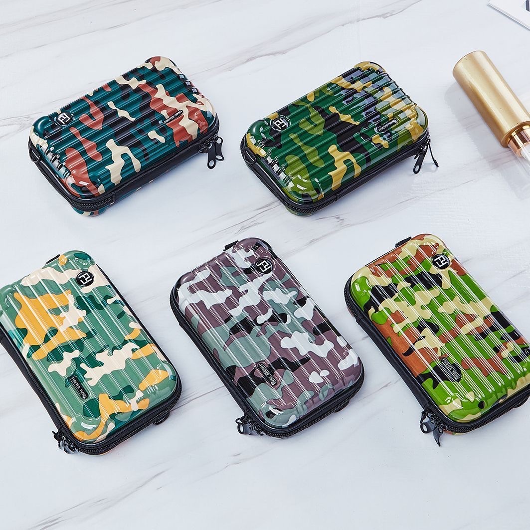 网红新款PC硬壳多功能化妆包便携式洗漱收纳包韩版手提防水