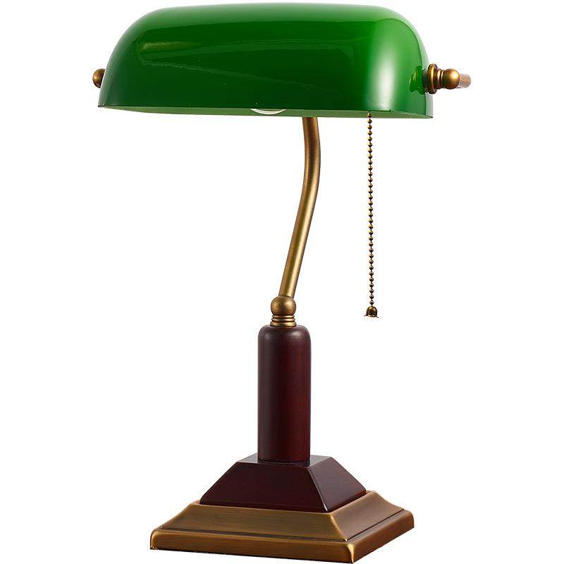 美式复古氛围老上海卧室床头台灯客厅书房书桌玻璃罩复古风床头柜,家装灯饰光源,装饰台灯,淘宝优惠券,粉丝福利购,淘宝优惠卷