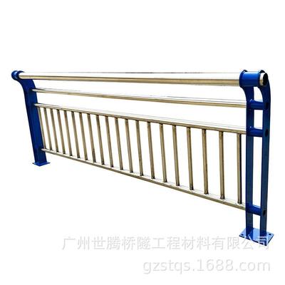 不锈钢桥梁护栏不锈钢复合管河道景观人行道栏杆桥梁防撞护栏