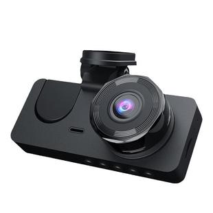新款3镜头录像行车记录仪高清1080P车前车内车后同时录像多国语言