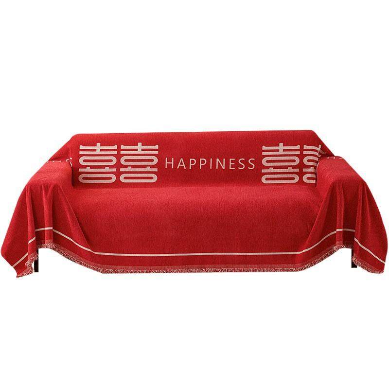 喜庆雪尼尔沙发盖巾2024新款四季通用沙发套防滑防猫抓防跑沙发垫,居家布艺,沙发套,淘宝优惠券,粉丝福利购,淘宝优惠卷