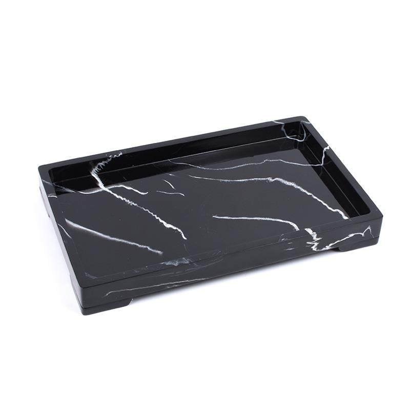 创意大理石纹树脂托盘方形收纳卫浴洗漱用品托盘样板间首饰物品盘,家庭/个人清洁工具,浴室用品套件,淘宝优惠券,粉丝福利购,淘宝优惠卷