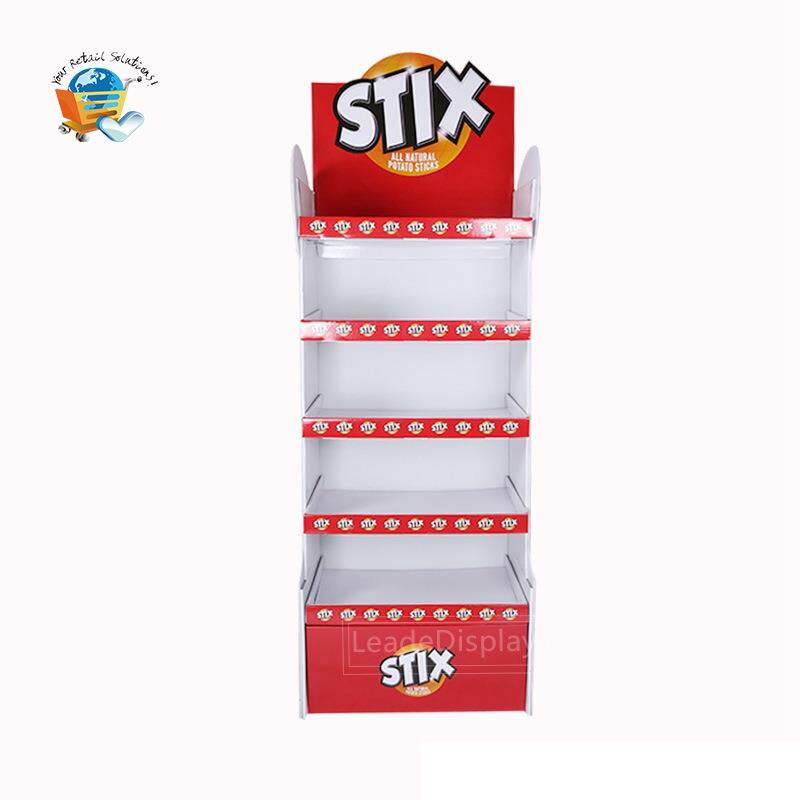 果汁饮料促销纸货架超市商超矿泉水纸展示架牛奶瓦楞纸货架厂家