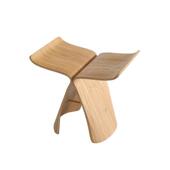 北欧现代简约蝴蝶凳创意个性 凳茶几 实木矮凳家用客厅搁脚凳椅换鞋