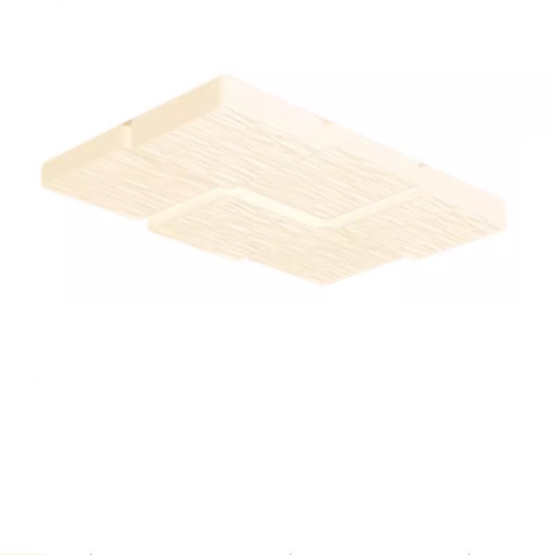 奶眼油风客厅主中灯现代简约大护吸顶210气灯卧室灯客厅灯山灯具