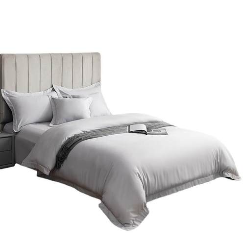 酒店纯色加厚轻奢简约床上四件套床上用品被套床单三件套