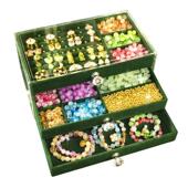 儿童手链串珠手串手工材料女孩 生日礼物玩具礼盒女童穿珠子