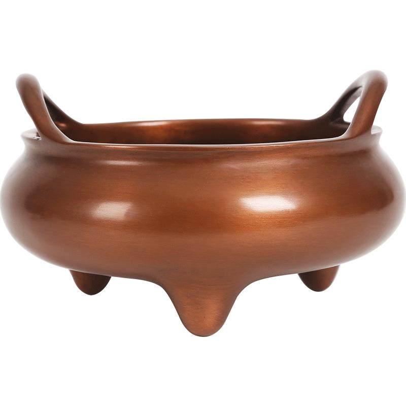 紫铜桥耳香炉仿古大明宣德炉家居办公室香道用品乔耳炉佛堂线香炉,餐饮具,茶道/香炉,淘宝优惠券,粉丝福利购,淘宝优惠卷