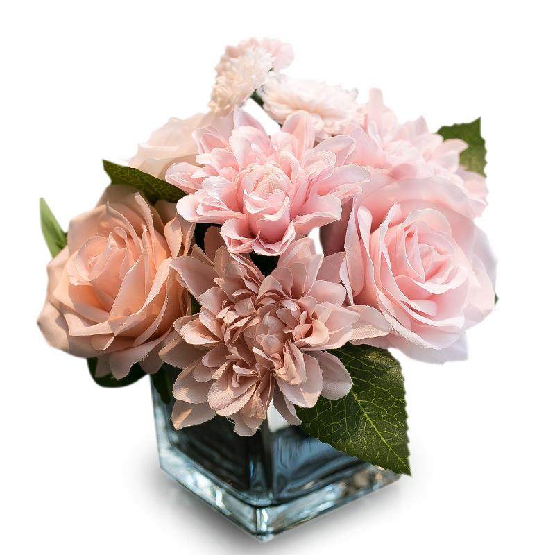 仿真花客厅装饰摆件假花花束盆栽餐桌摆设小清新北欧卧室花艺插花,鲜花速递/花卉仿真/绿植园艺,仿真绿植,淘宝优惠券,粉丝福利购,淘宝优惠卷