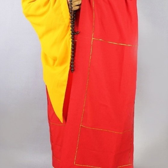 新夏季薄款透气男女麻纱忏衣台麻忏衣法师袈裟祖衣僧衣服海清红七