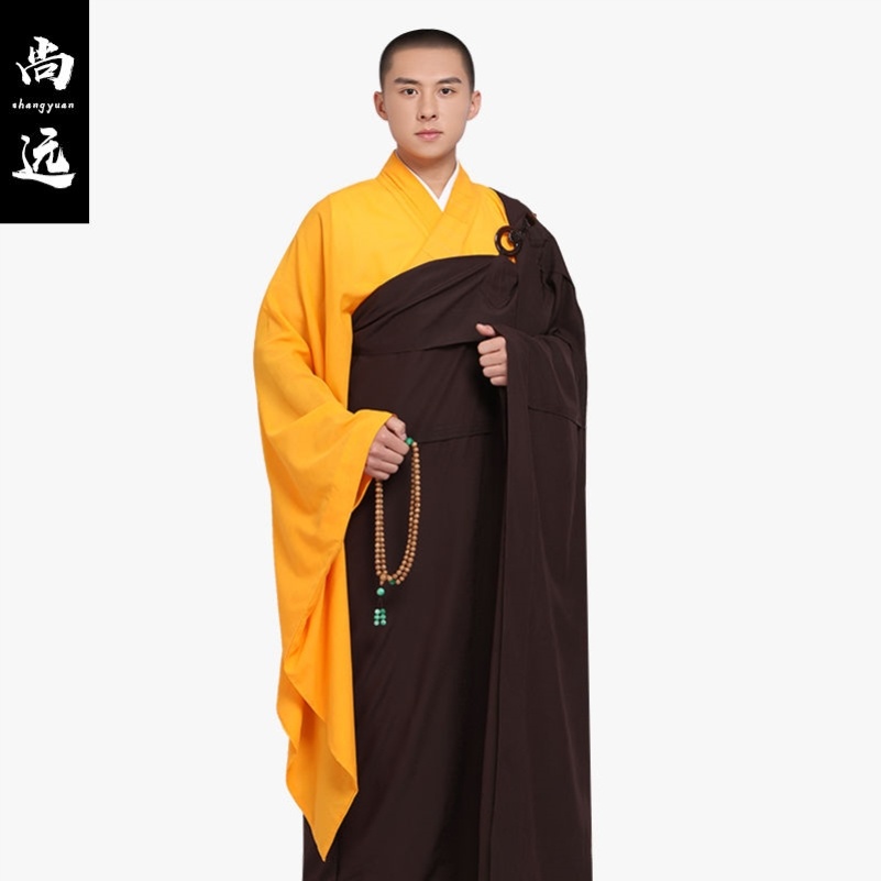 新尚远台湾麻纱祖衣袈裟拼接五衣七衣僧衣僧装僧侣服法衣僧袍