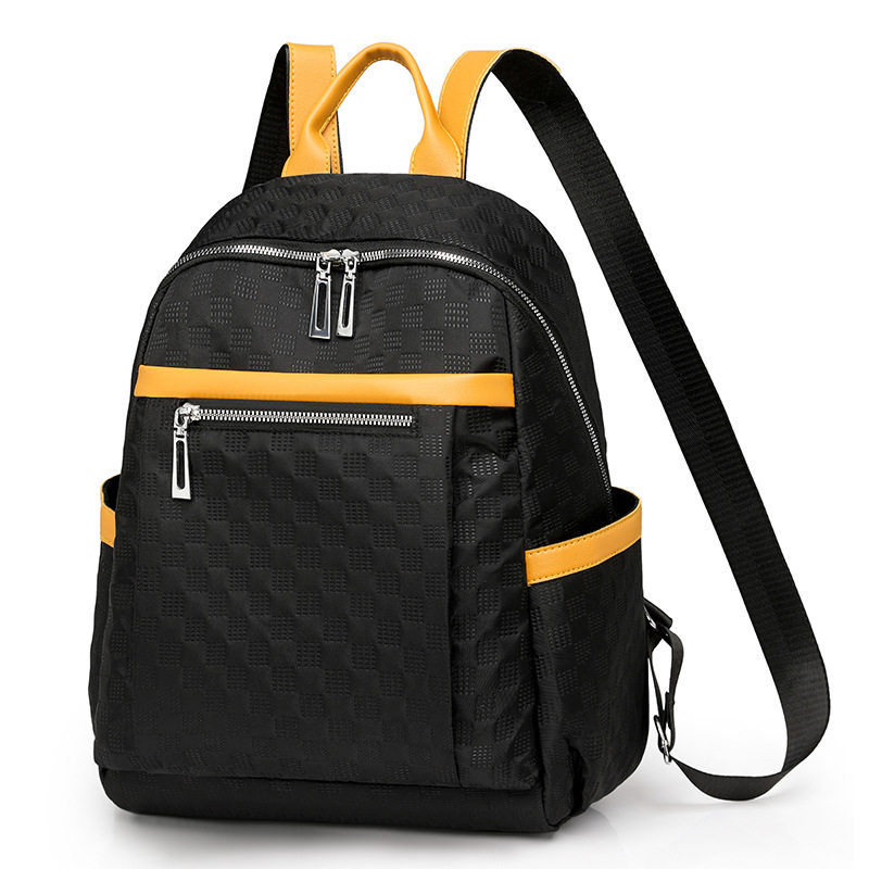 跨境新款大容量百搭双肩包女欧美复古休闲牛津布双肩背包女包包