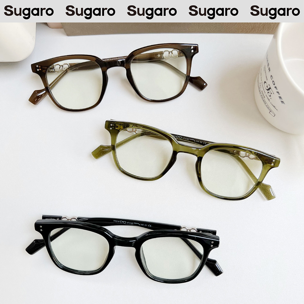 时尚黑框素颜眼镜女可配高度近视