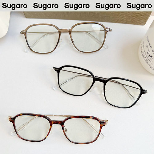 韩版TR90方框眼镜男女可配高度数