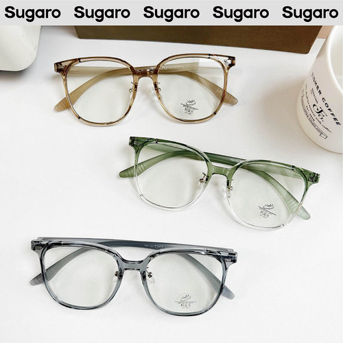 时尚超轻方框眼镜男女可配度数