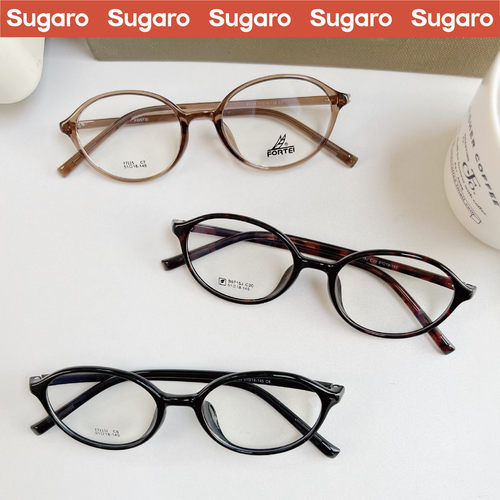 日系复古书呆子眼镜男女可配度数