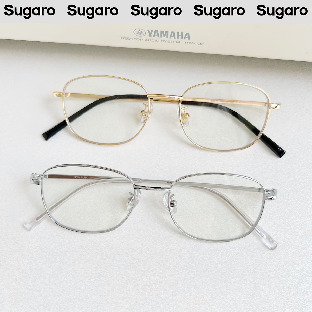 超轻钛金属眼镜女可配高度近视