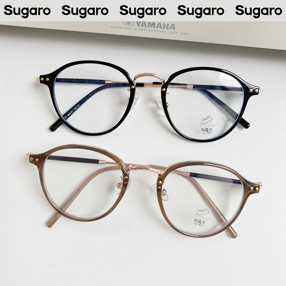 复古超轻圆框眼镜男女可配高度数