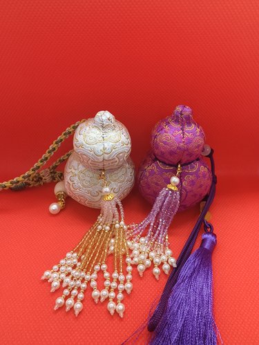 宋锦葫芦车挂，承载千年吉祥的出行伴侣【匠心独具，赠礼佳品】