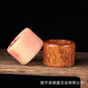 金丝海柳扳指 男款大拇指扳指 10元模式文玩手串地摊货源厂家